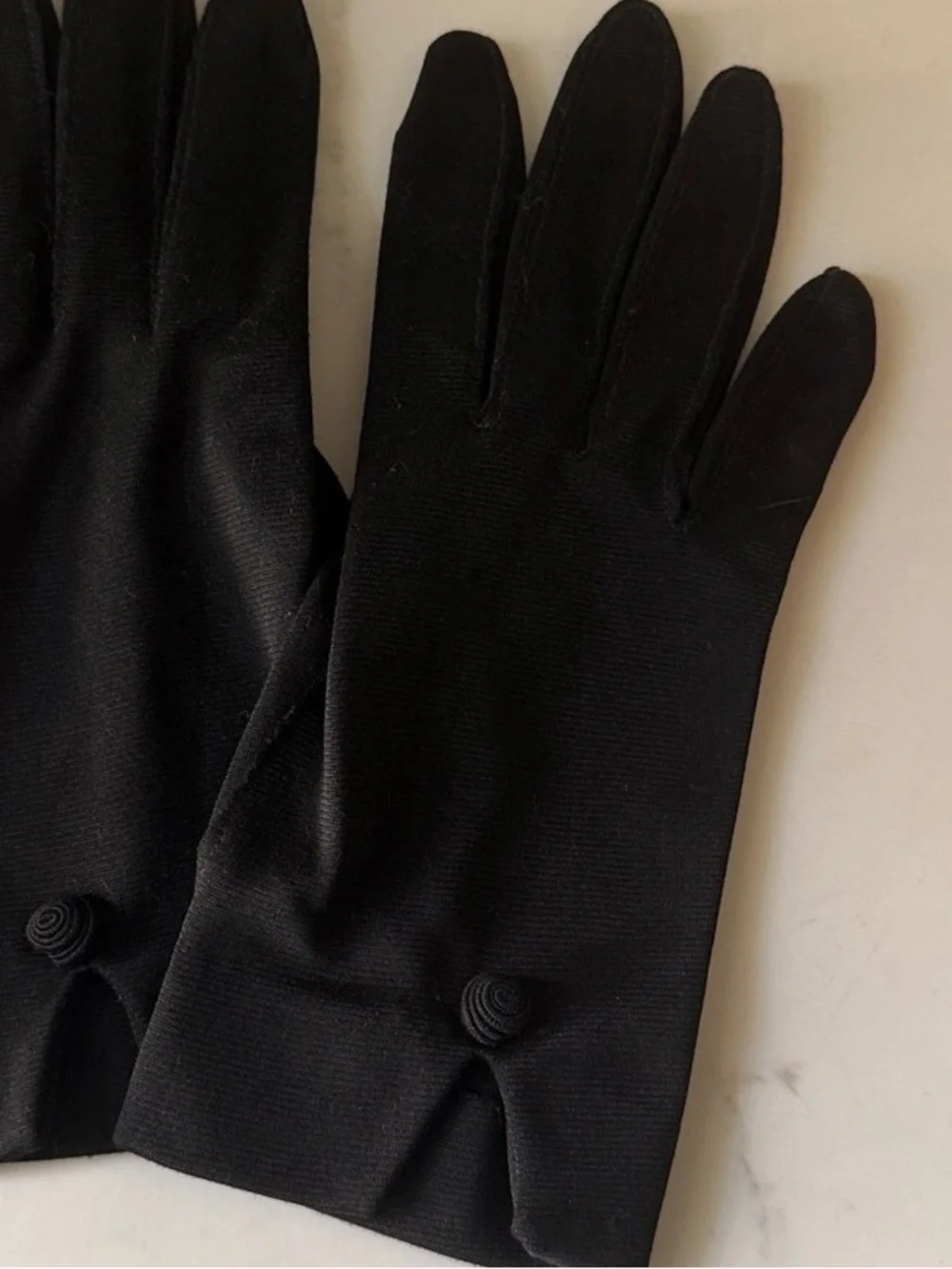 Classic Black Stretch Gloves